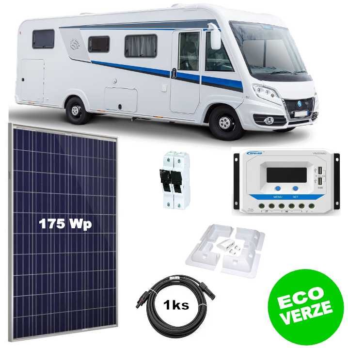 SolarWifi OffGrid 175.1 solární set pro karavany 175 Wp, 12V